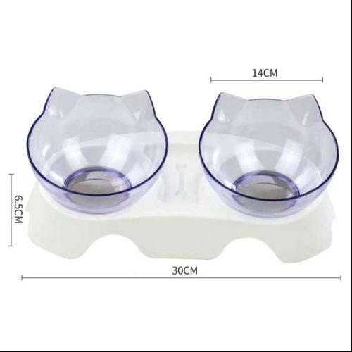 Cat Double Bowl Cat Food Bowl Protects Cervical Vertebra Cat Double Bowl Cat Food Bowl Protects Cervical Vertebra