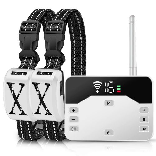 Wireless Electric Dog Fence Waterproof Pet Shock Boundary Containment System Electric Training Collar for Small Medium Large Dogs Wireless Electric Dog Fence Waterproof Pet Shock Boundary Containment System Electric Training Collar for Small Medium Large Dogs