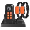 2 In 1 Wireless Electric Dog Fence With Training Collar IP67 Waterproof Pet Beep Vibration Shock Boundary Containment System for Small Medium Lar