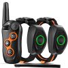 Dog Training Collar; 100% Waterproof Dog Shock Collar with Remote Range 1300ft; 3 Training Modes; Beep; Shock; Vibration; Rechargeable Electric S