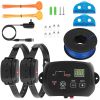 Dog Fence System Pet Containment System with 100 Adjustable Levels IPX7 Waterproof Rechargeable Receiver Underground Fence for Small Medium Large
