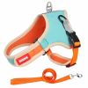 dog Harnesses and dog leash set; Suede Pet Chest Strap Saddle Vest Style Dog Chest Back Reflective Dog Strap Dog Rope Wholesale