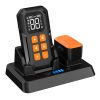 2 In 1 Wireless Electric Dog Fence With Training Collar IP67 Waterproof Pet Beep Vibration Shock Boundary Containment System for Small Medium Lar