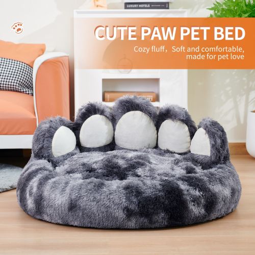 Cute Dog Bed Bear Paw Shape Pet Bed - Dog Beds & Furniture for Small and Medium Dogs, Cat Beds for Indoor Cats
